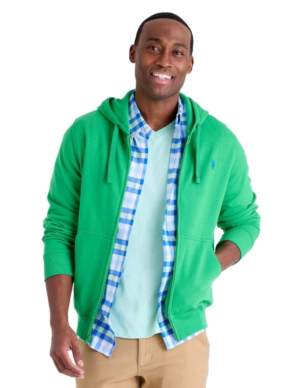 U.S. Polo Assn. Men's Fleece Zip-Up Hoodie